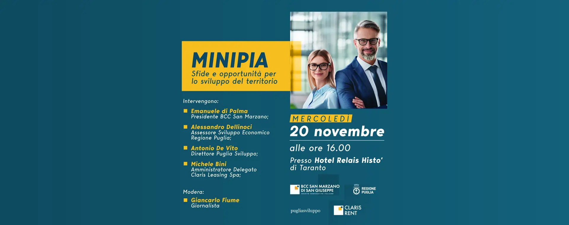 MINIPIA, SFIDE E OPPORTUNITA' PER LO SVILUPPO DEL TERRITORIO 