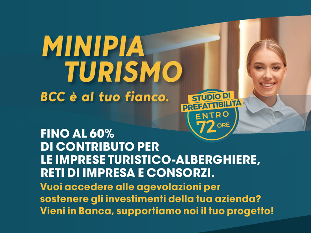 MiniPIA Turismo, BCC San Marzano al tuo fianco 